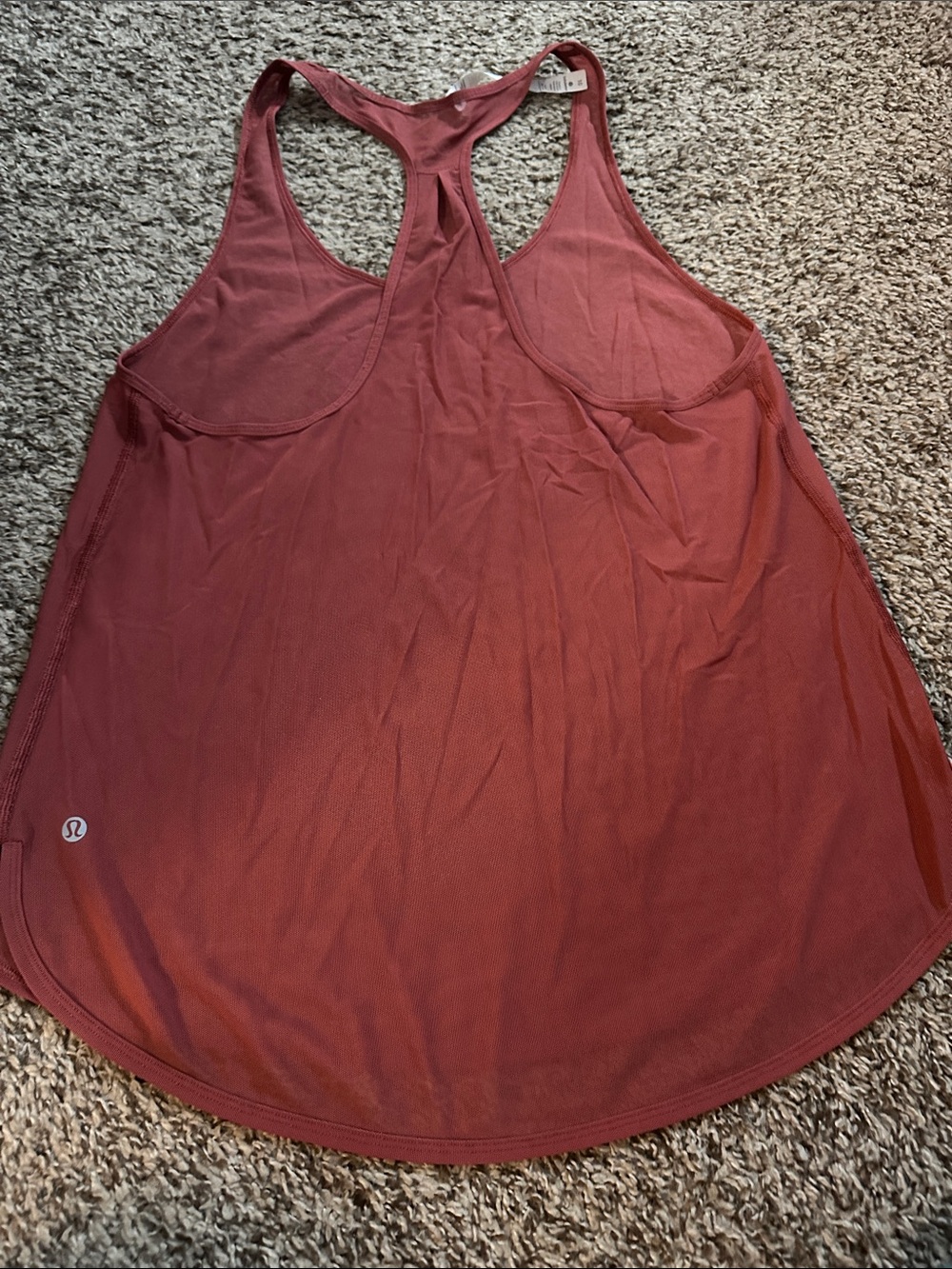 lululemon athletica Rust Rust Racerback Tank - Picture 3 of 3